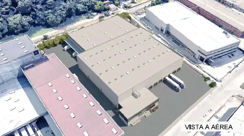 Vista exterior de Nau industrial de lloguer en Granollers