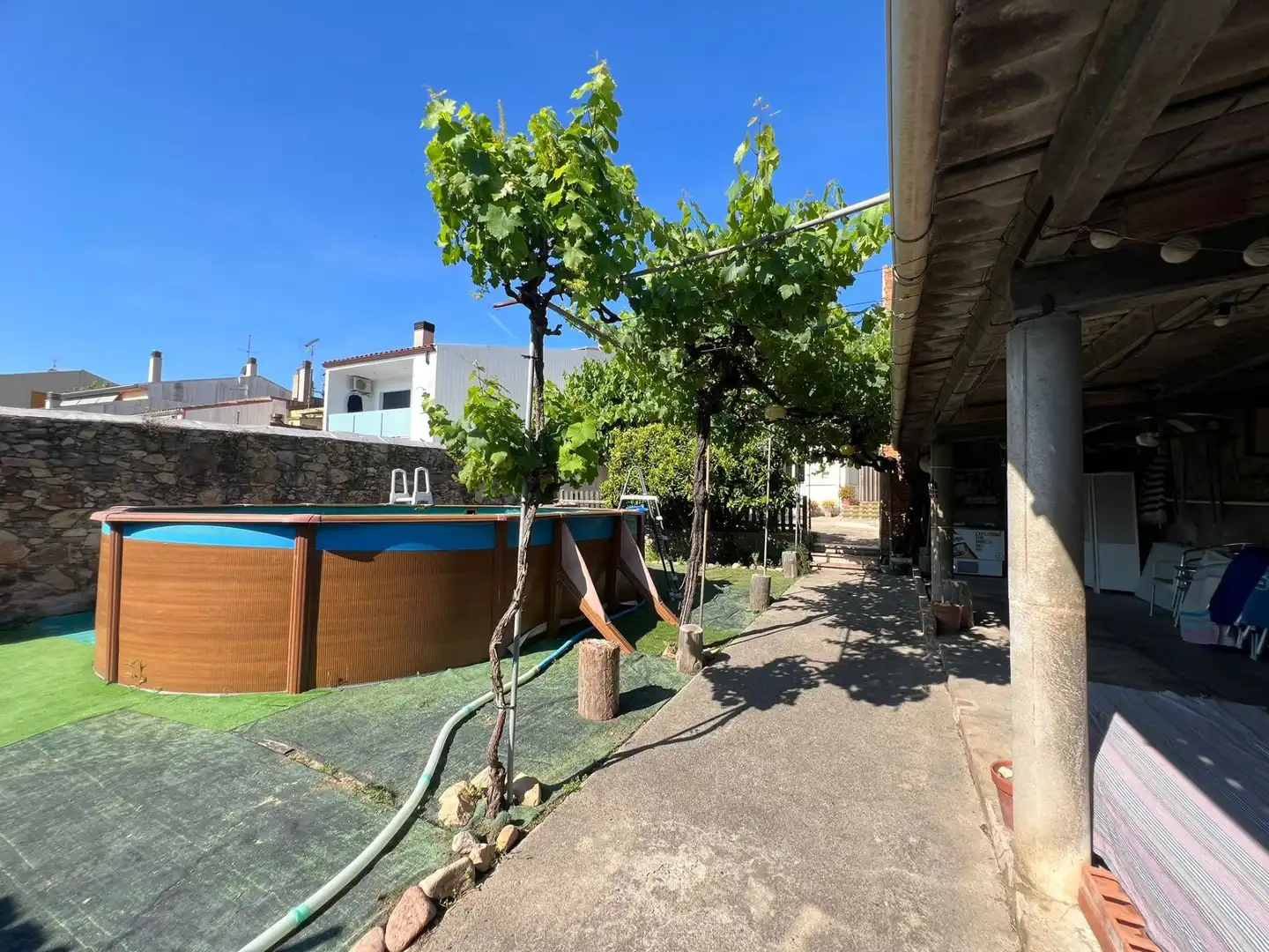 Swimming pool of Country homes for sale in Tordera  with Private garden, Storage room and Swimming Pool