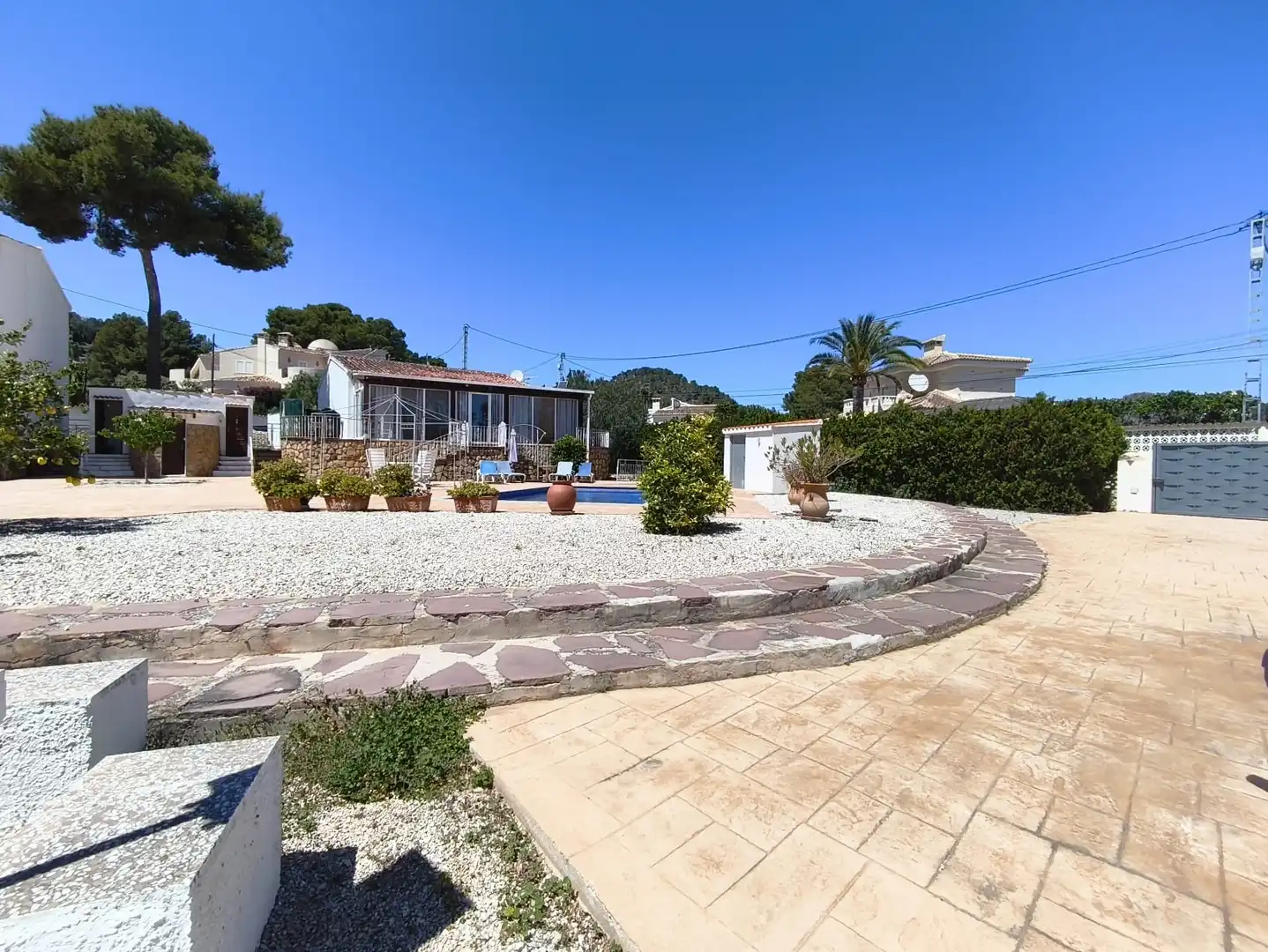 Vista exterior de Casa o chalet en venta en Benissa con Aire acondicionado, Piscina y Amueblado