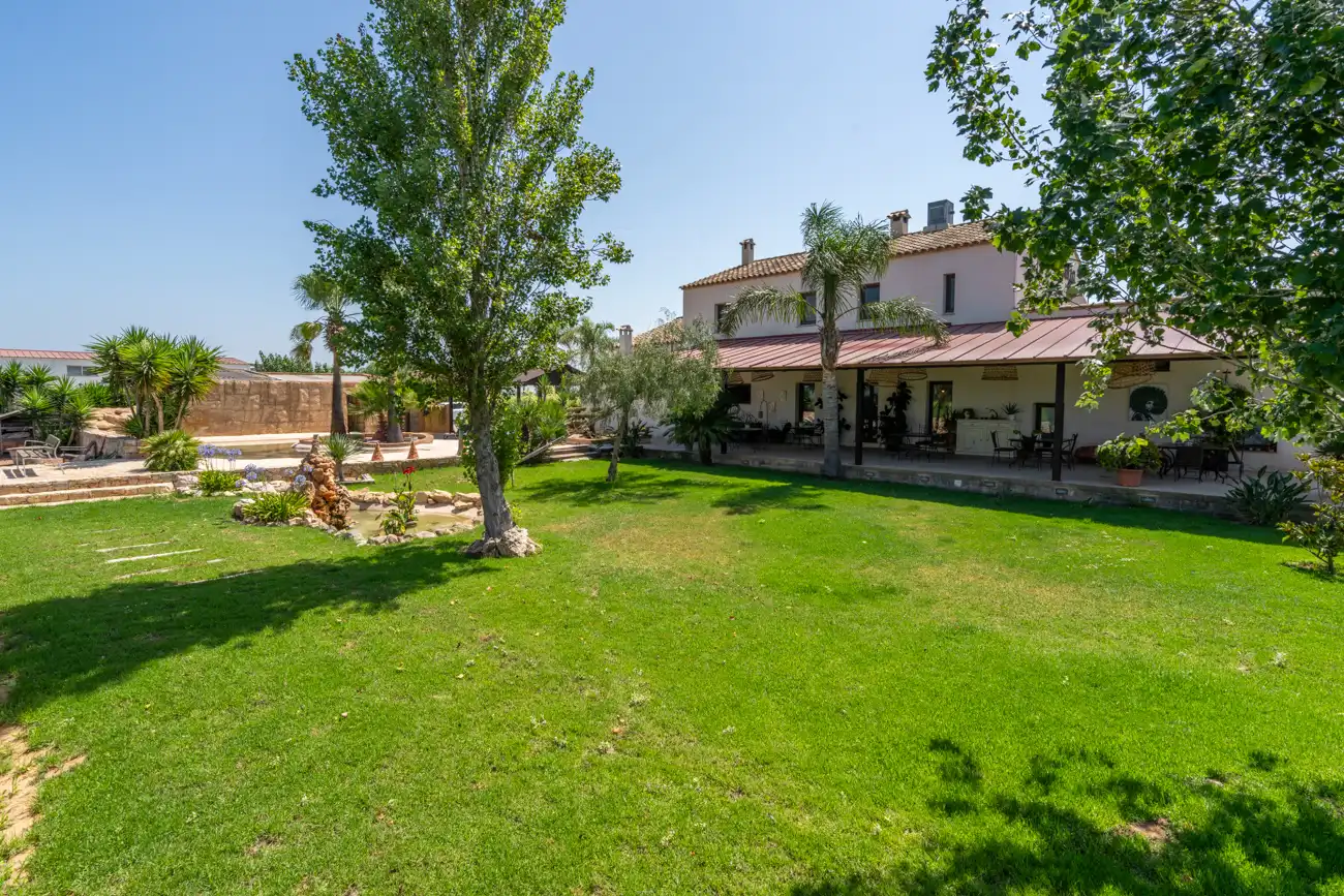 Jardí de Finca rústica en venda en Deltebre amb Aire condicionat, Jardí privat i Terrassa