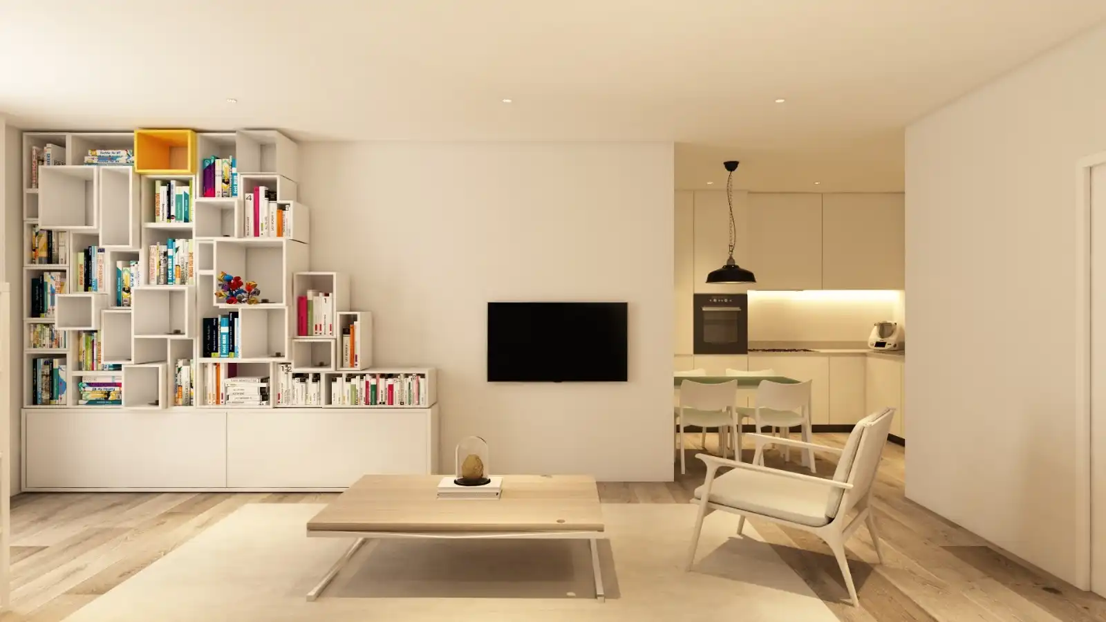 Living room of Flat for sale in Terrassa  with Air Conditioner, Oven and Microwave