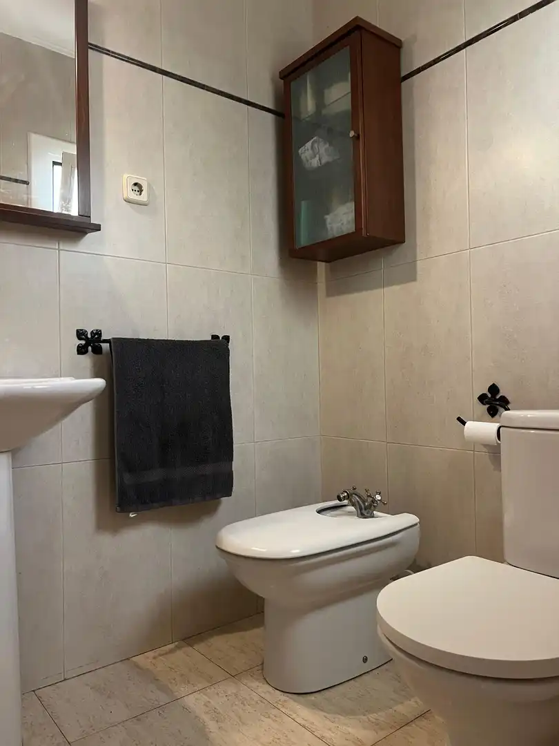 Bathroom of Flat for rent in Granollers  with Air Conditioner, Heating and Terrace