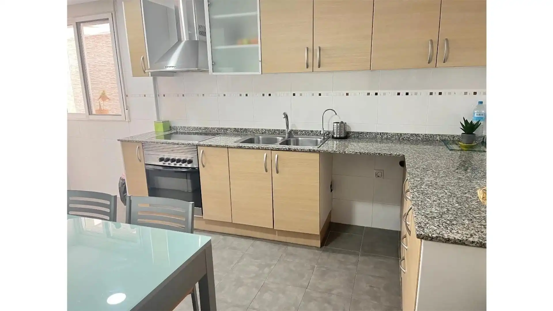 Kitchen of Flat for sale in Benifaió  with Air Conditioner, Terrace and Furnished