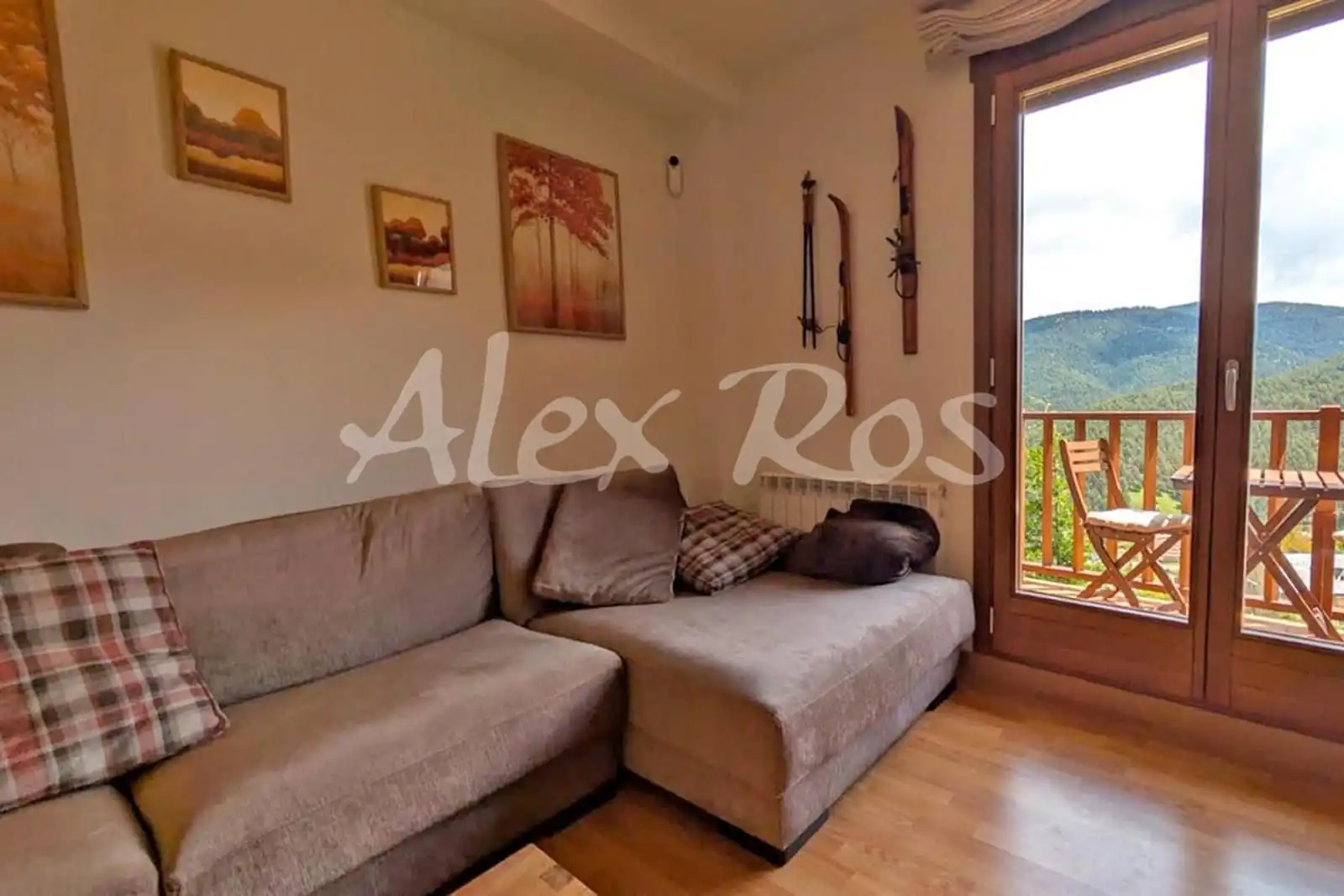 Wohnzimmer von Wohnung zum Verkauf in Alp mit Heizung, Terrasse und Abstellraum