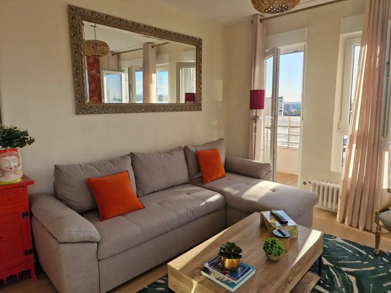 Wohnzimmer von Dachboden zum Verkauf in León Capital  mit Heizung, Parkett und Terrasse