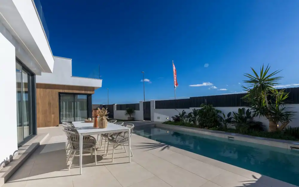 Swimming pool of Houses for sale in Murcia