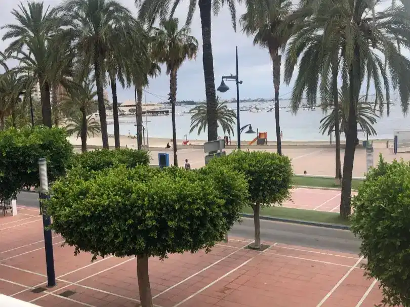 Vista exterior de Casa adosada de lloguer en San Javier amb Aire condicionat, Traster i Moblat