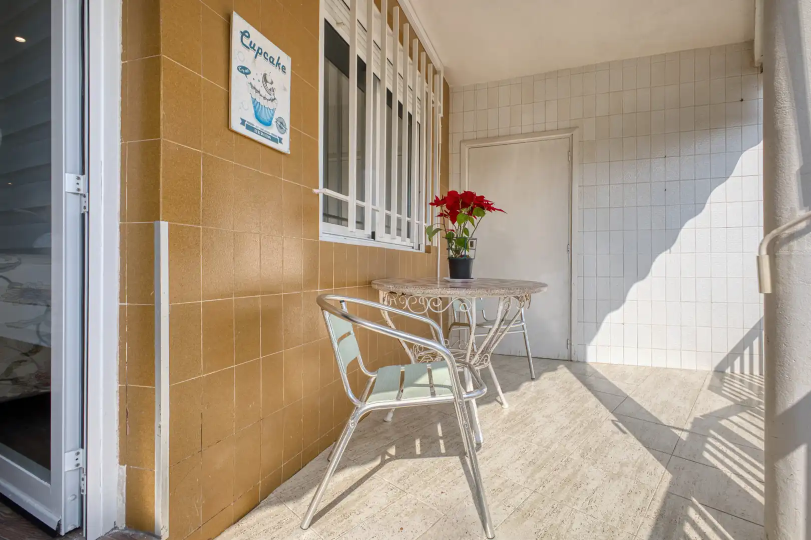 Balcony of Flat for rent in El Campello  with Air Conditioner, Heating and Private garden