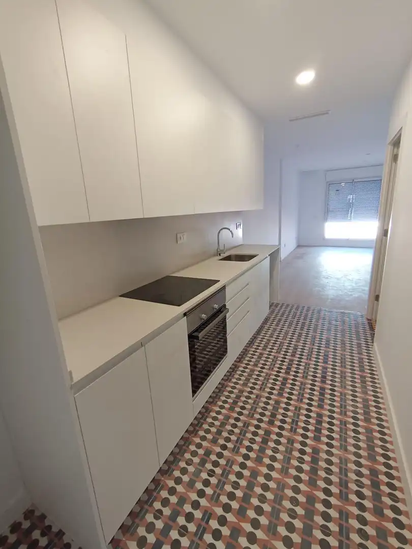 Cuina de Pis de lloguer en Mataró amb Aire condicionat, Parquet i Terrassa