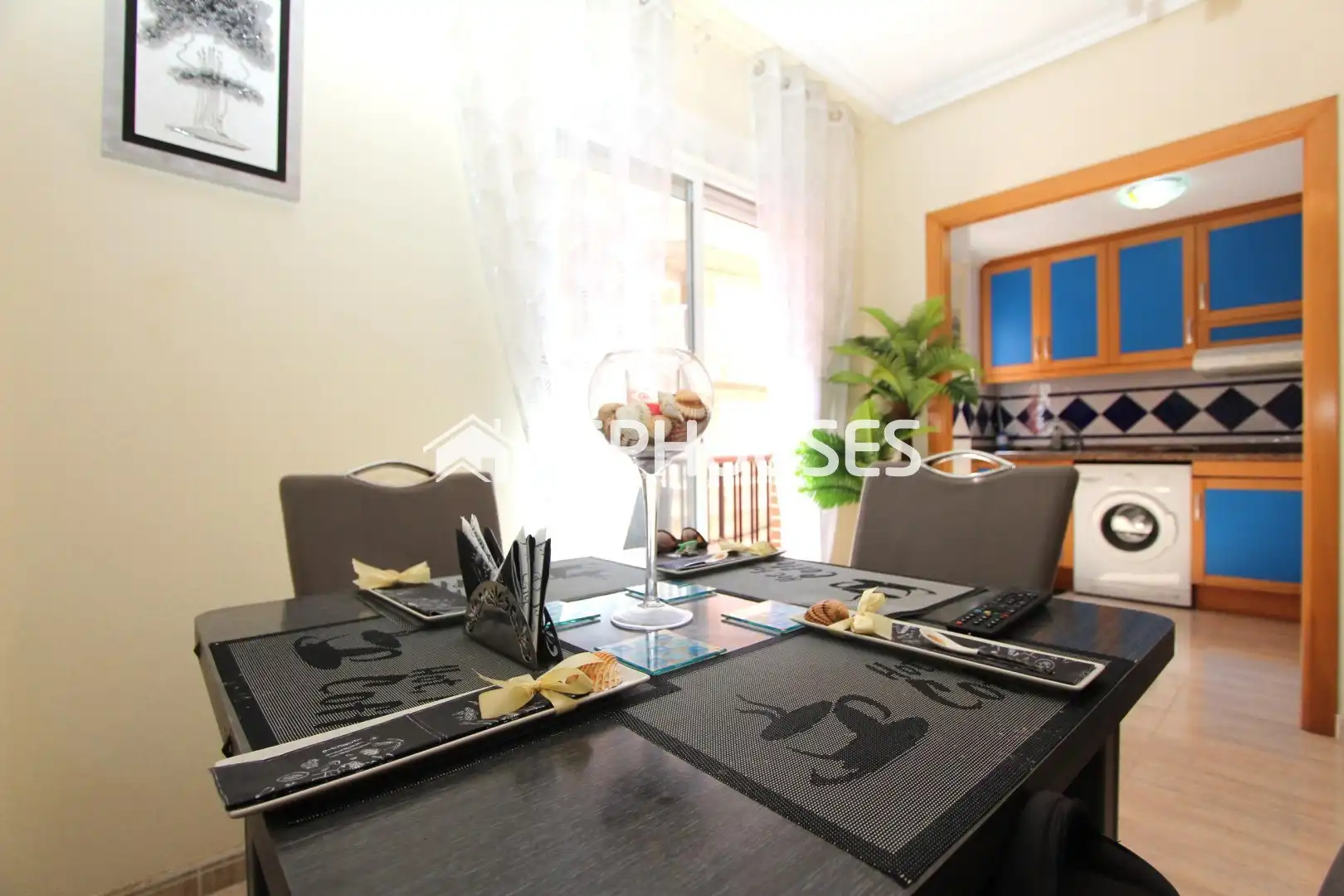 Comedor de Apartamento en venta en Guardamar del Segura con Aire acondicionado, Terraza y Amueblado