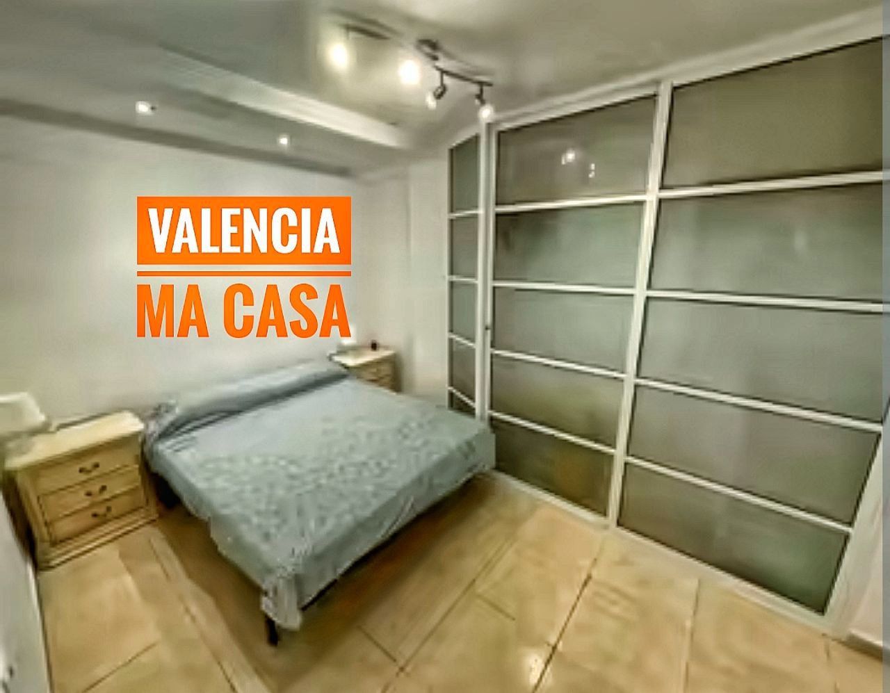 Bedroom of Flat to rent in  Valencia Capital  with Air Conditioner, Heating and Terrace