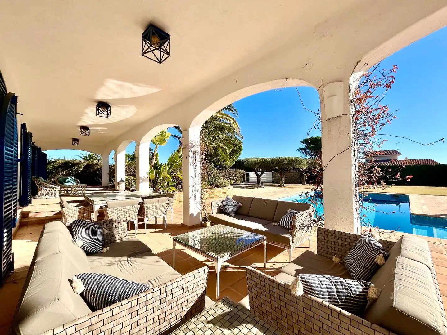 Terraza de Casa o chalet en venta en L'Ametlla de Mar  con Aire acondicionado, Terraza y Piscina