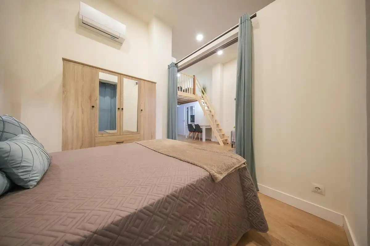 Dormitori de Loft en venda en Madrid amb Aire condicionat, Calefacció i Moblat