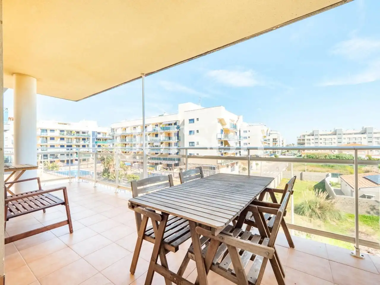 Terrasse von Wohnung zum Verkauf in Moncofa mit Klimaanlage, Heizung und Terrasse