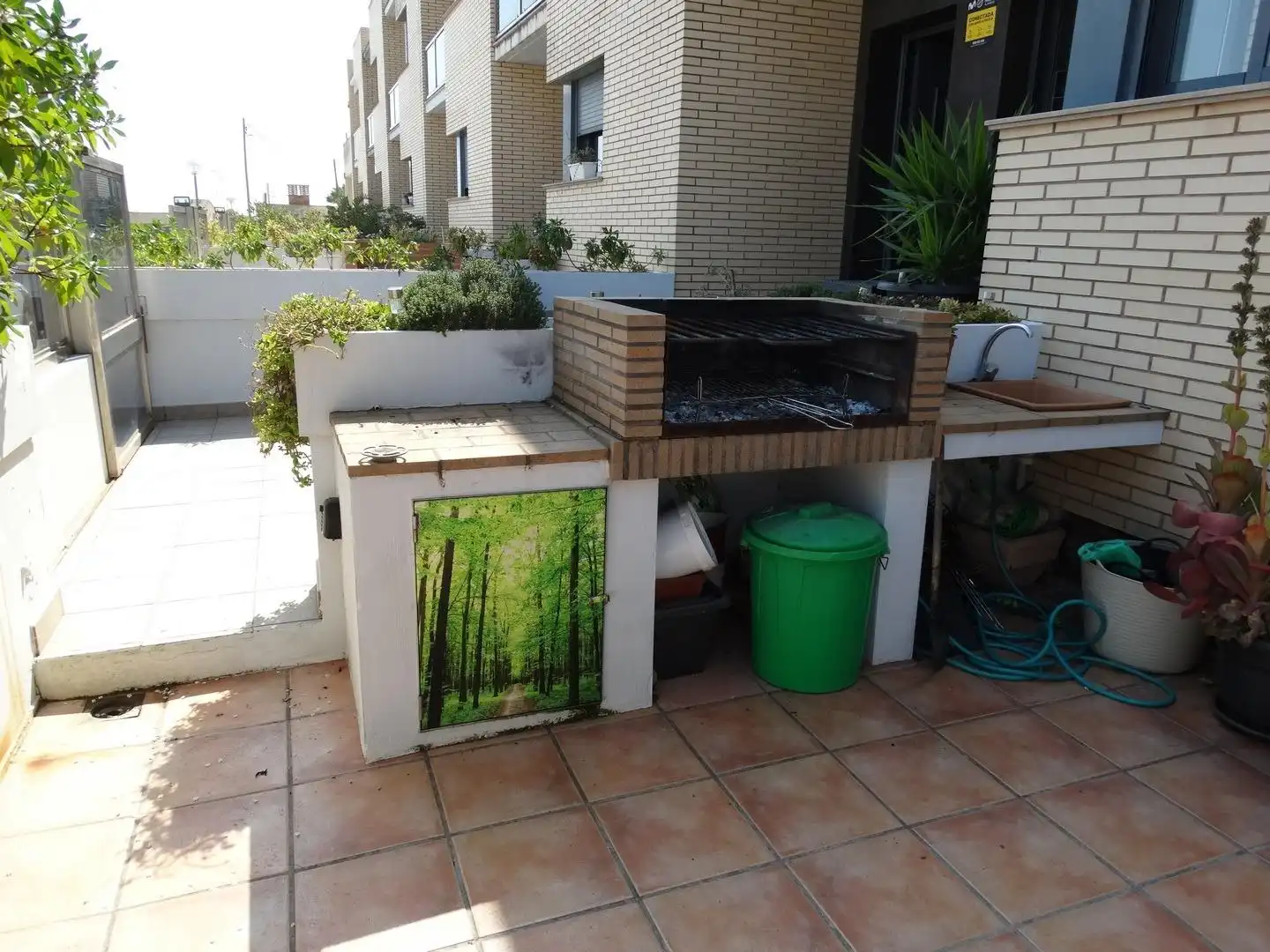 Terraza de Casa adosada en venta en L'Aldea con Jardín privado, Terraza y Trastero