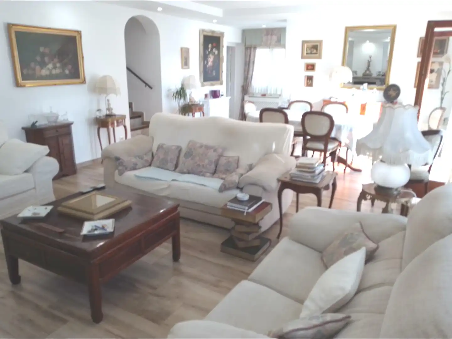 Sala d'estar de Casa o xalet en venda en Lloret de Mar amb Jardí privat, Terrassa i Traster