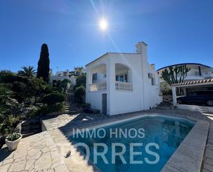 Vista exterior de Casa o xalet en venda en Peñíscola / Peníscola amb Aire condicionat, Jardí privat i Terrassa