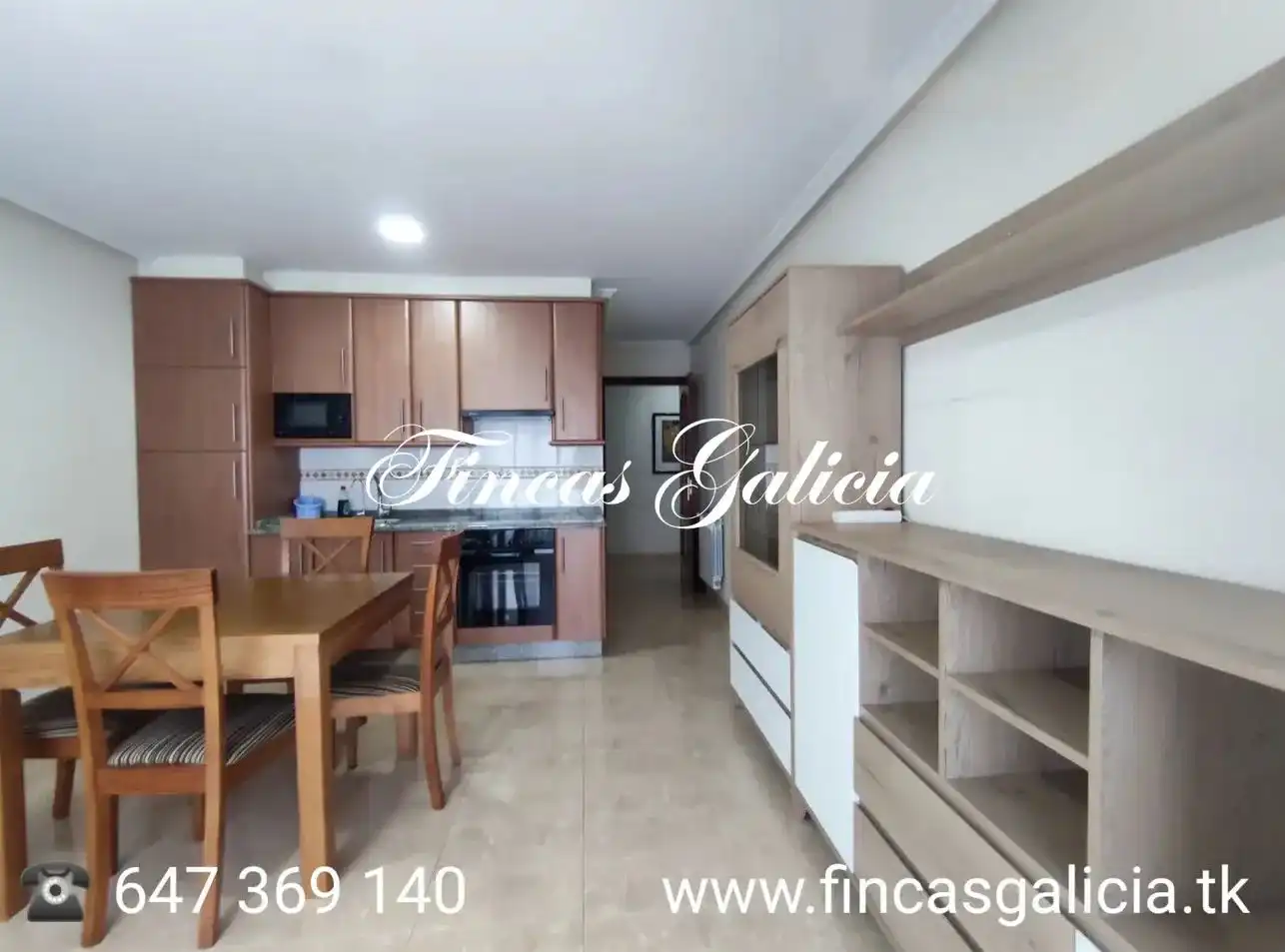 Cocina de Apartamento de alquiler en Verín con Calefacción y Amueblado