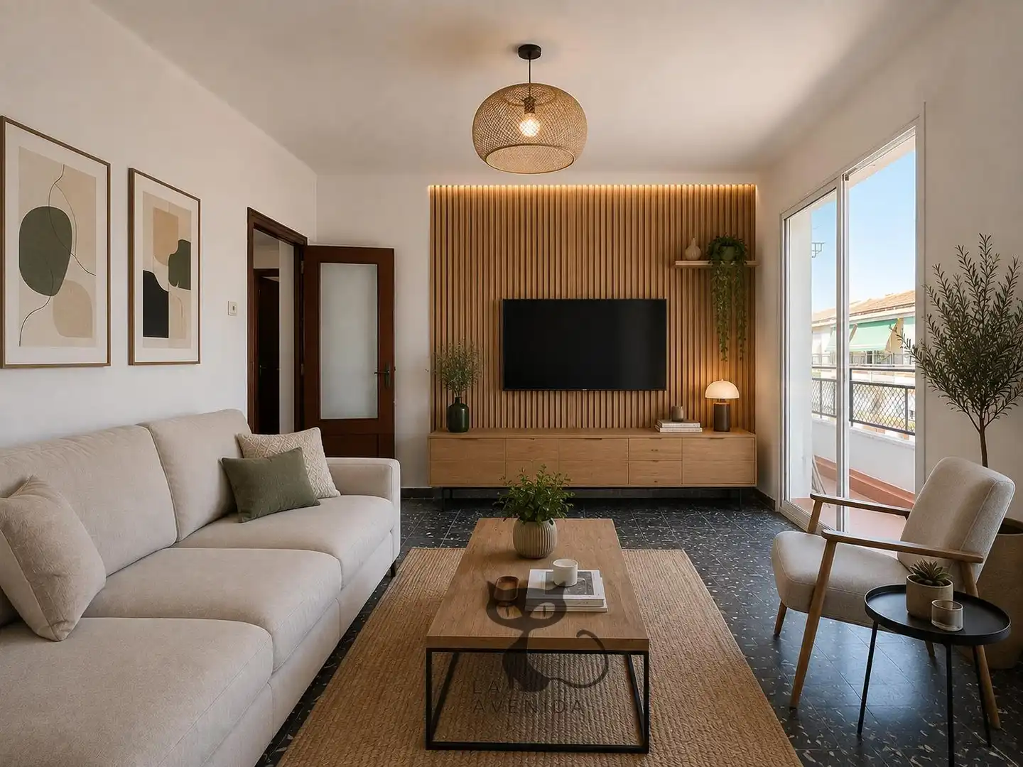 Living room of Flat for sale in Alfafar  with Balcony