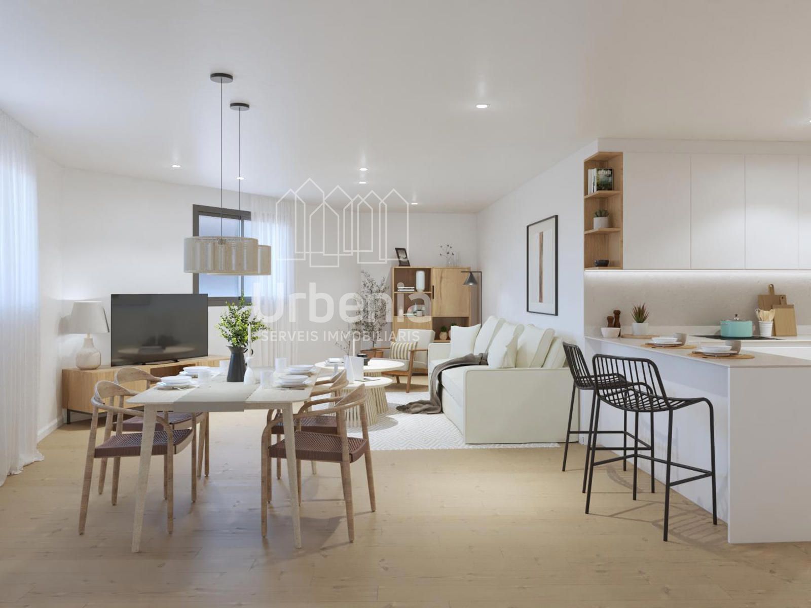 Living room of Flat for sale in La Roca del Vallès  with Heating and Terrace