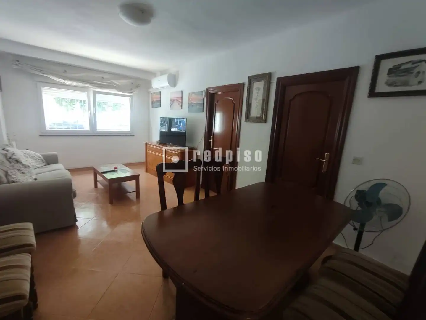 Wohnzimmer von Wohnung zur Miete in Málaga mit Klimaanlage, Heizung und Möbliert