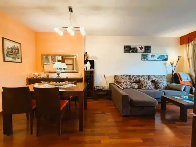 Living room of Flat for sale in Montgat  with Air Conditioner, Heating and Parquet flooring