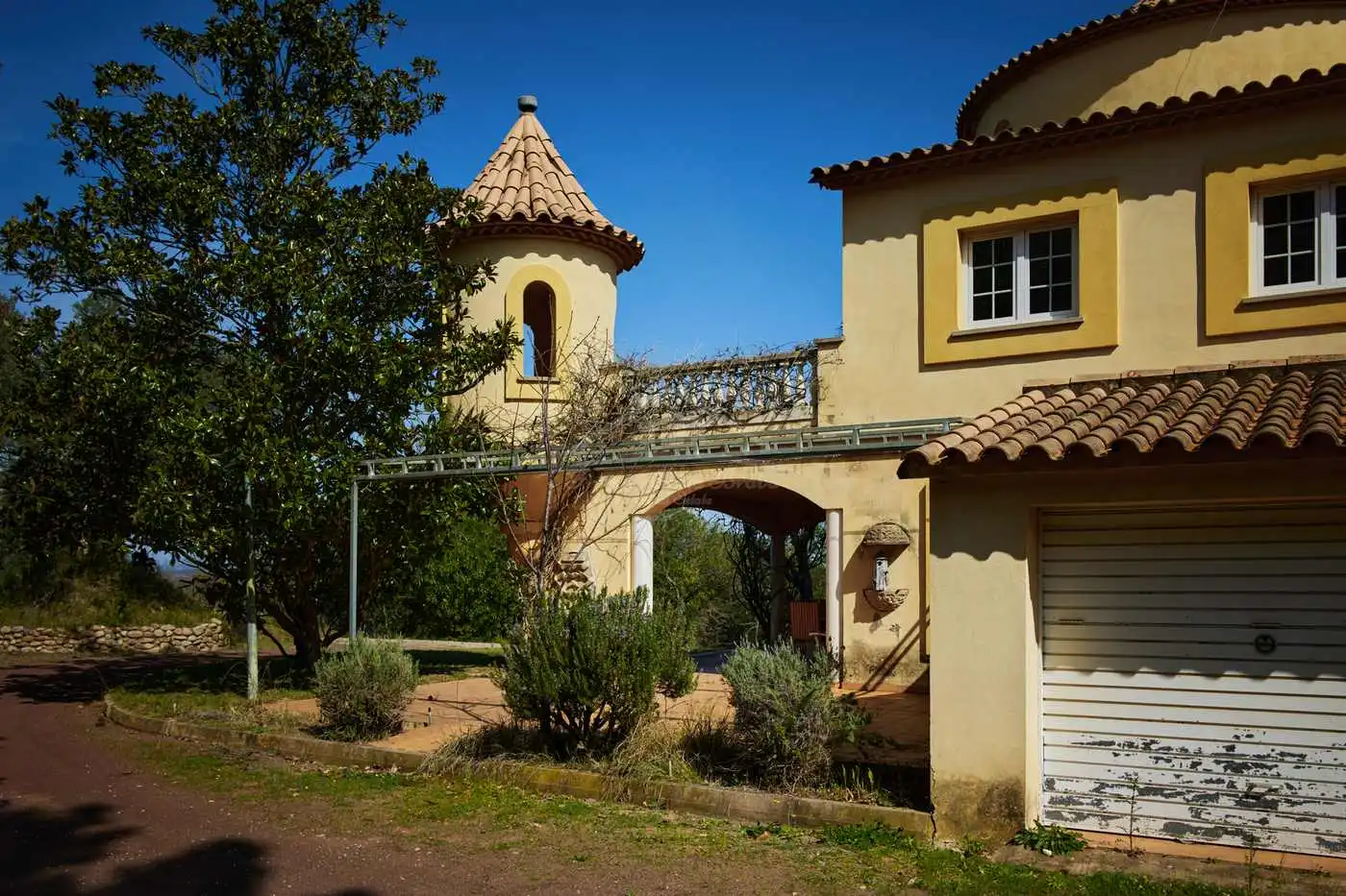 Vista exterior de Finca rústica en venta en Celrà con Calefacción, Jardín privado y Terraza