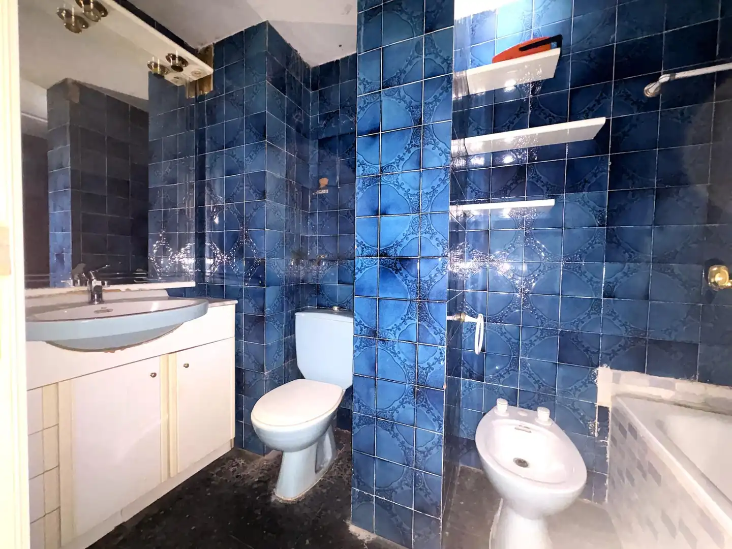 Badezimmer von Wohnung zum Verkauf in Godella mit Klimaanlage und Balkon