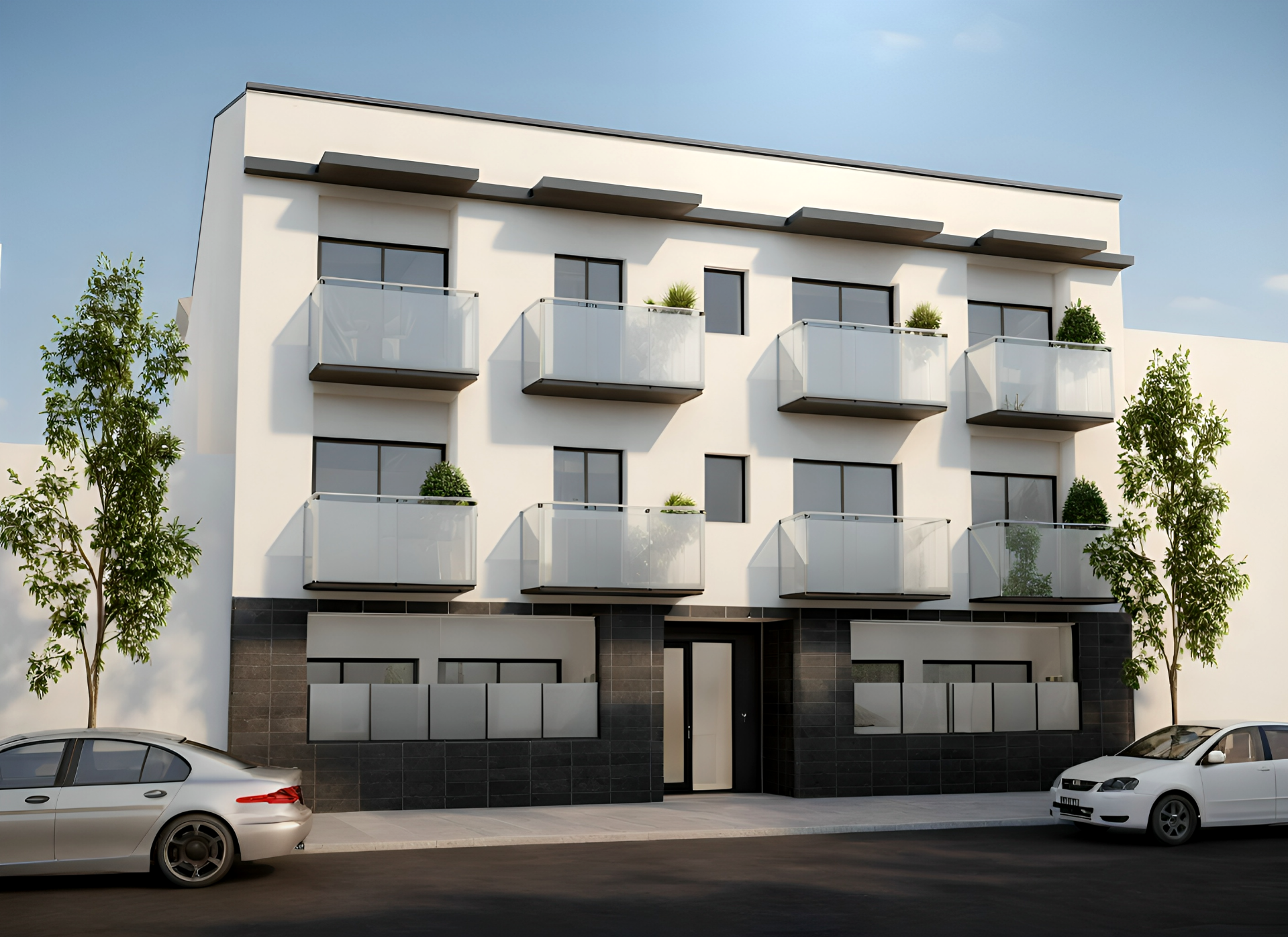 Vista exterior de Pis en venda en Les Franqueses del Vallès amb Aire condicionat, Calefacció i Terrassa