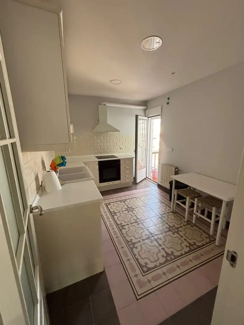 Kitchen of Flat for rent in Ciudad Real  with Heating, Terrace and Furnished