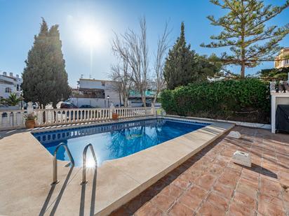 Swimming pool of Single-family semi-detached for sale in Mijas  with Air Conditioner, Terrace and Balcony