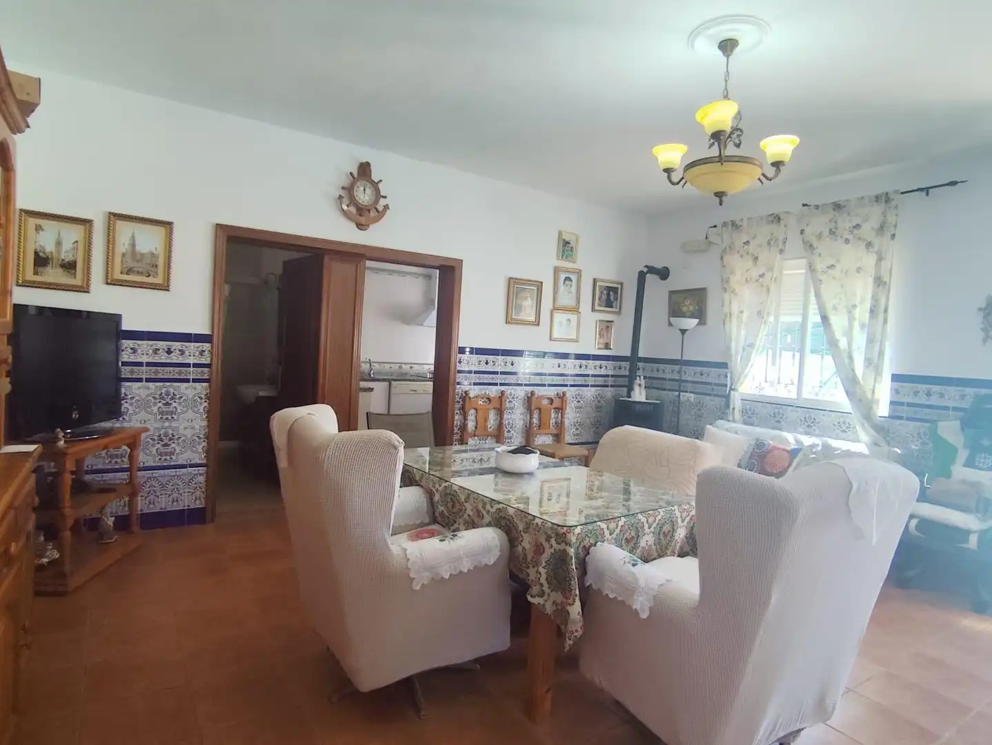Comedor de Casa o chalet en venta en Carrión de los Céspedes con Aire acondicionado, Calefacción y Jardín privado