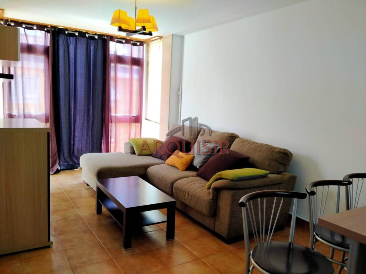 Living room of Flat for sale in Teo  with Heating, Storage room and Furnished