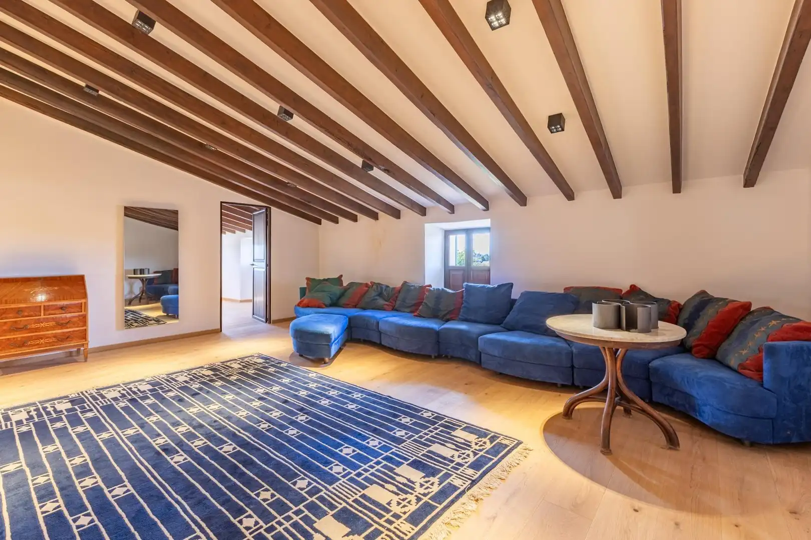 Sala d'estar de Finca rústica en venda en  Palma de Mallorca amb Aire condicionat, Calefacció i Jardí privat