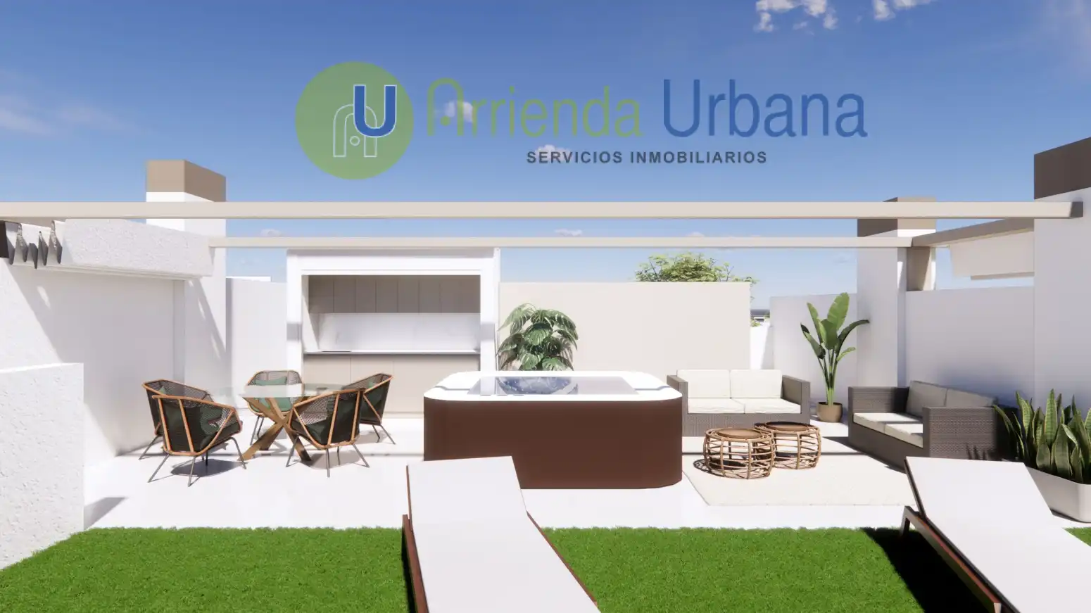 Terraza de Casa adosada en venta en Pilar de la Horadada con Calefacción, Terraza y Piscina