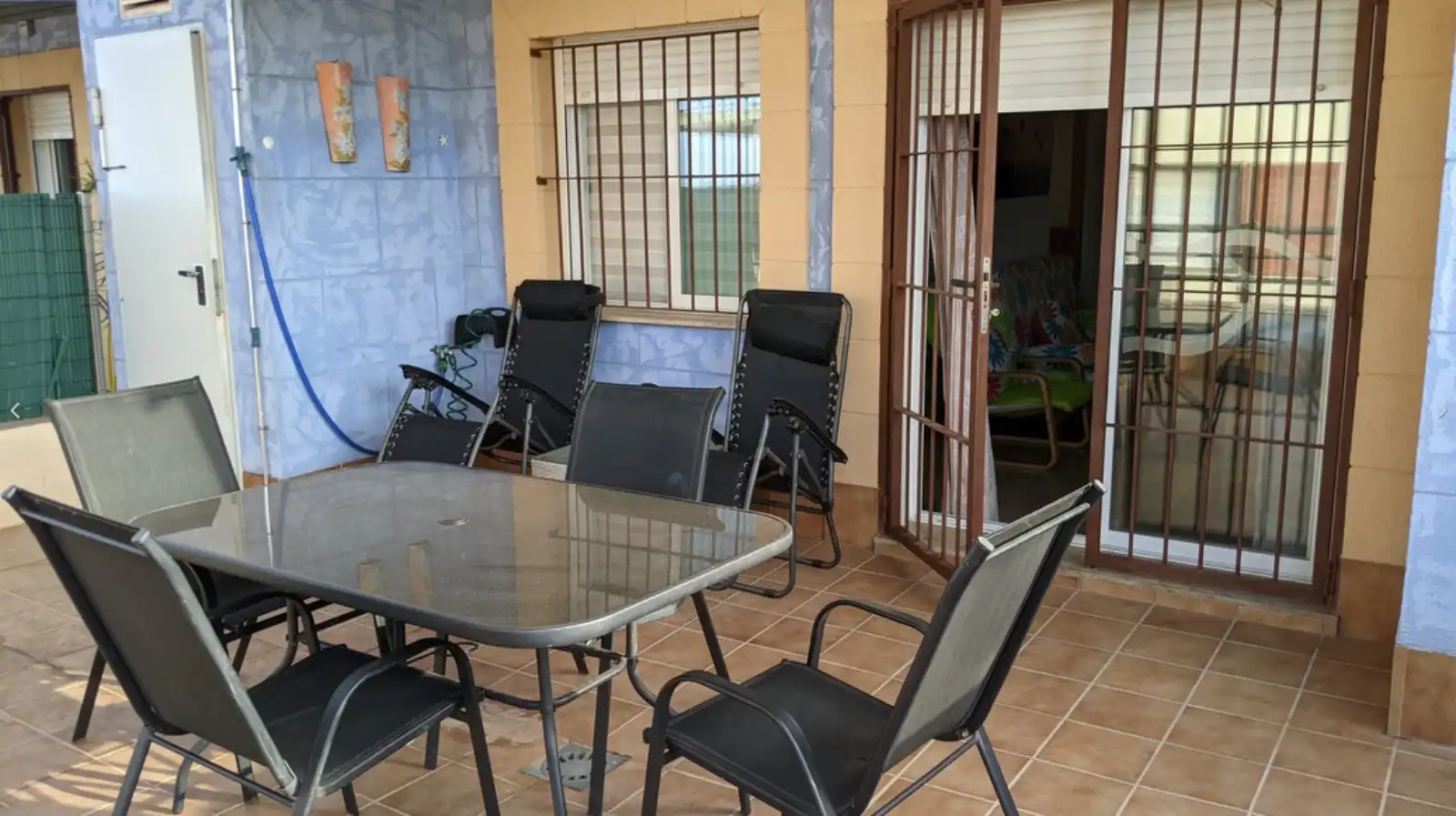 Terraza de Apartamento de alquiler en San Javier con Aire acondicionado, Calefacción y Amueblado