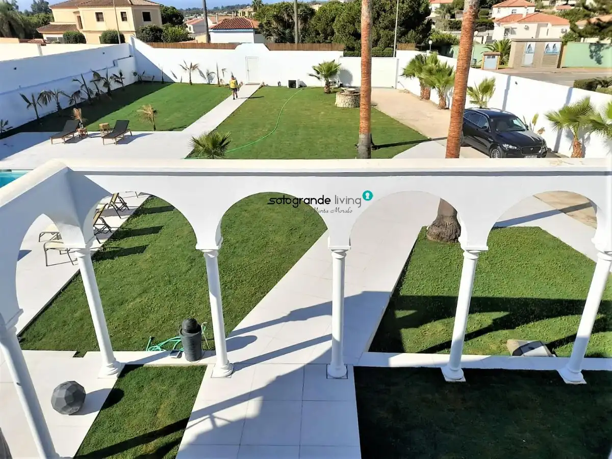 Garden of Houses for sale in La Línea de la Concepción  with Air Conditioner, Private garden and Terrace