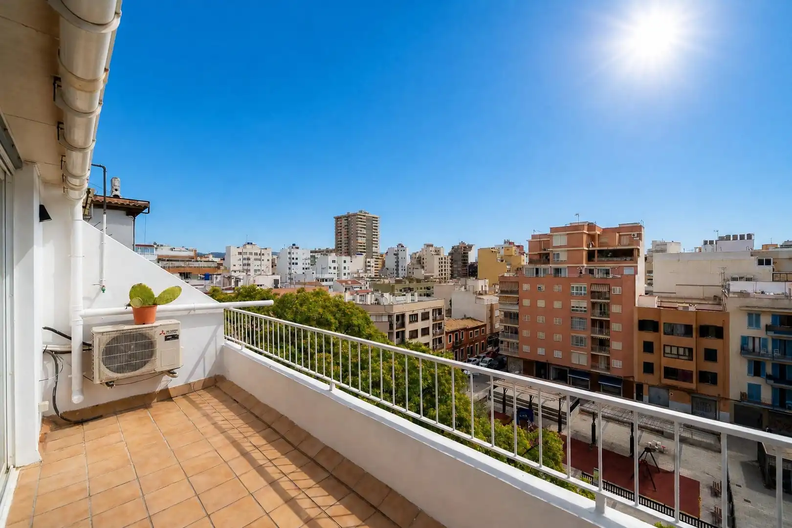Vista exterior de Ático en venta en  Palma de Mallorca con Aire acondicionado, Calefacción y Terraza