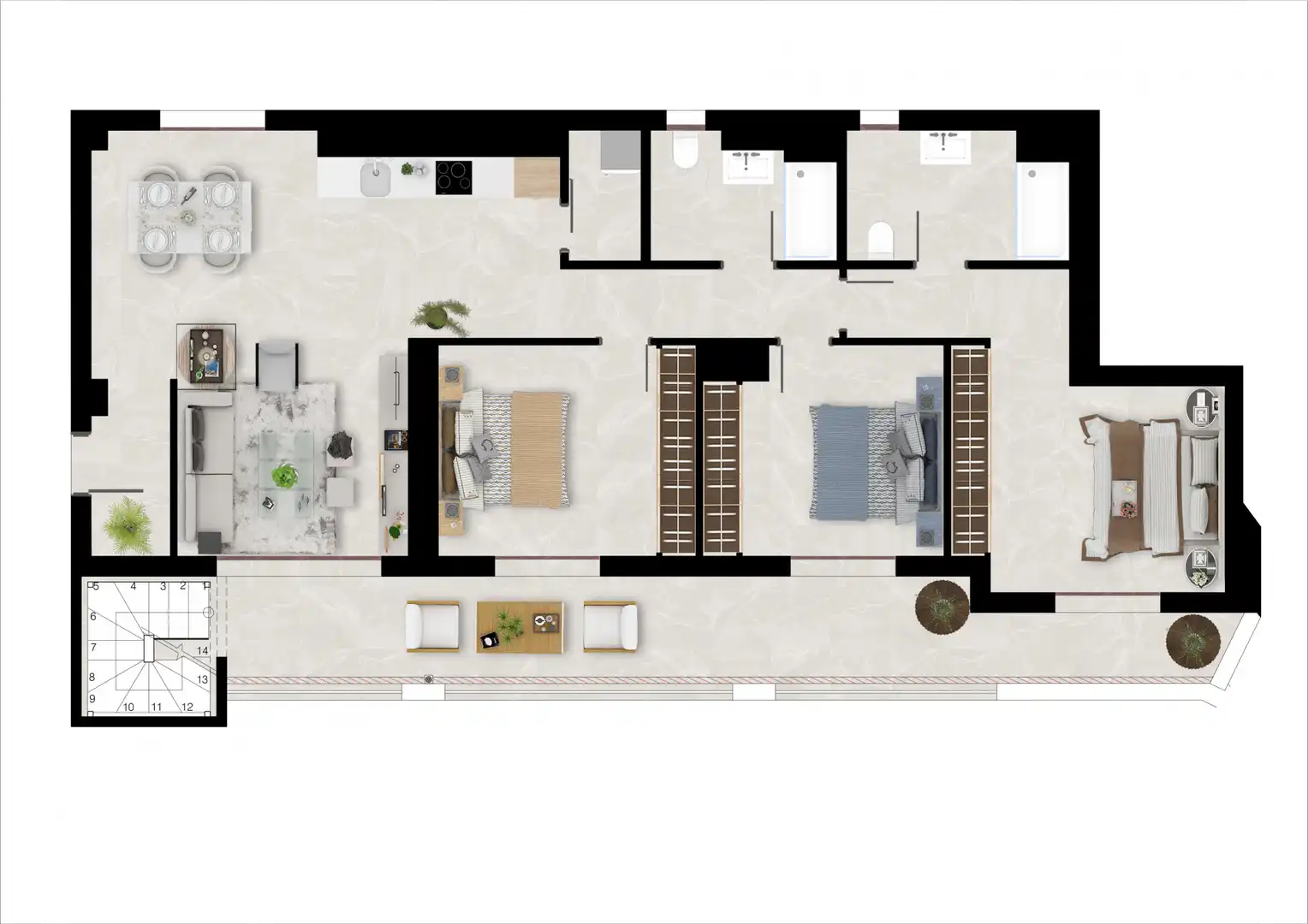 Ático con terraza en venta en Benahavís pueblo, imagen 22