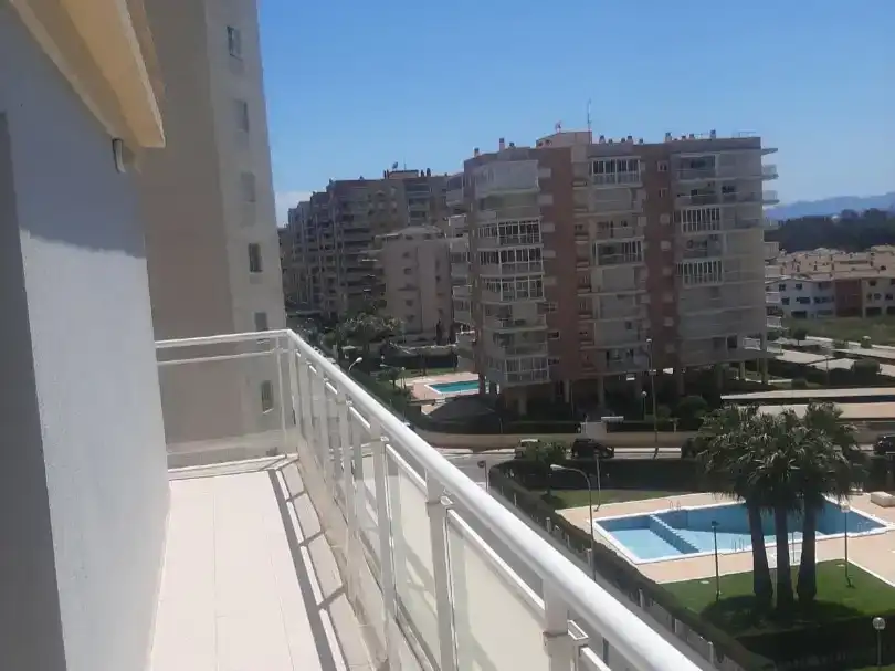 Balcony of Flat for rent in Benicasim / Benicàssim  with Air Conditioner, Swimming Pool and Balcony
