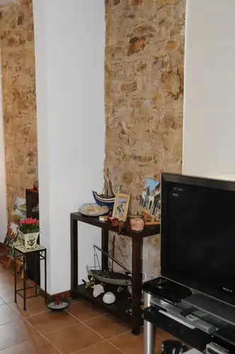 Sala de estar de Piso en venta en Sant Feliu de Guíxols con Calefacción, Amueblado y Horno
