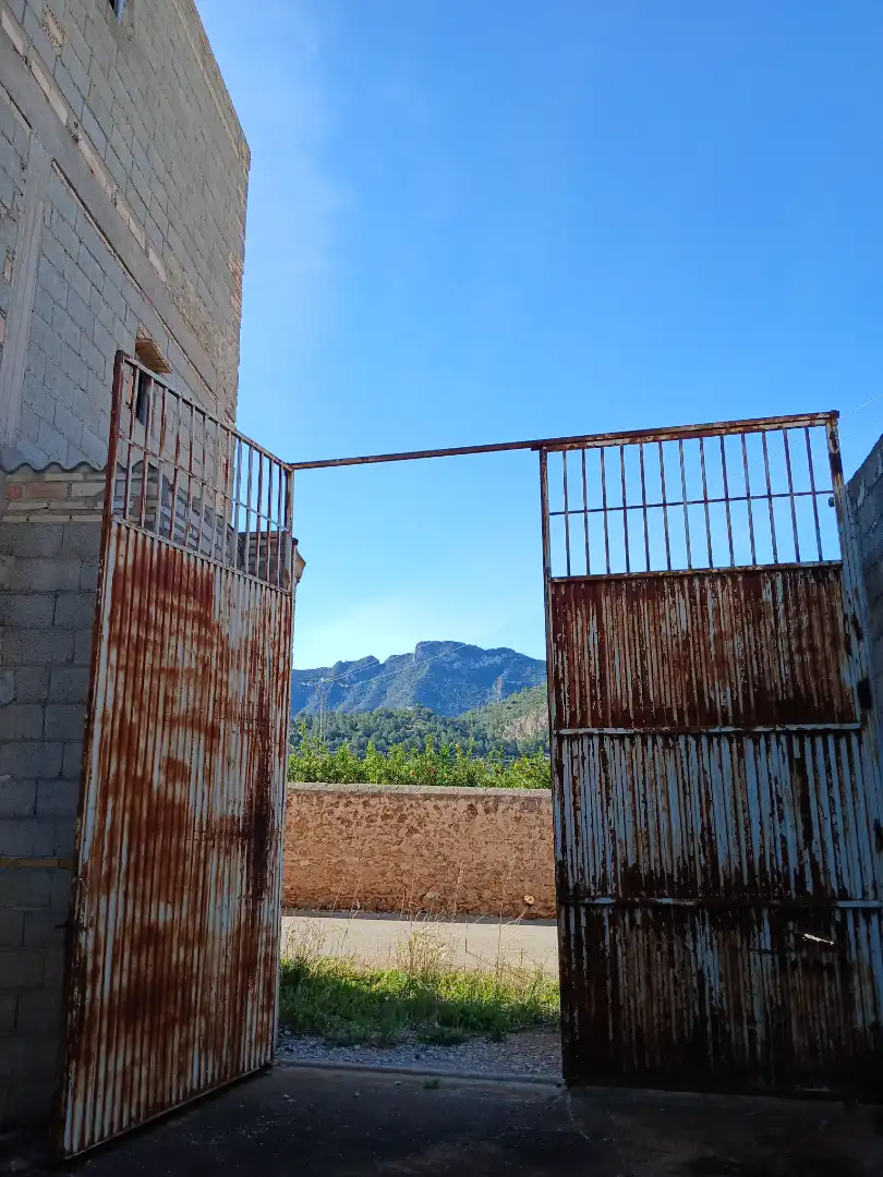 Vista exterior de Terreny en venda en Llaurí