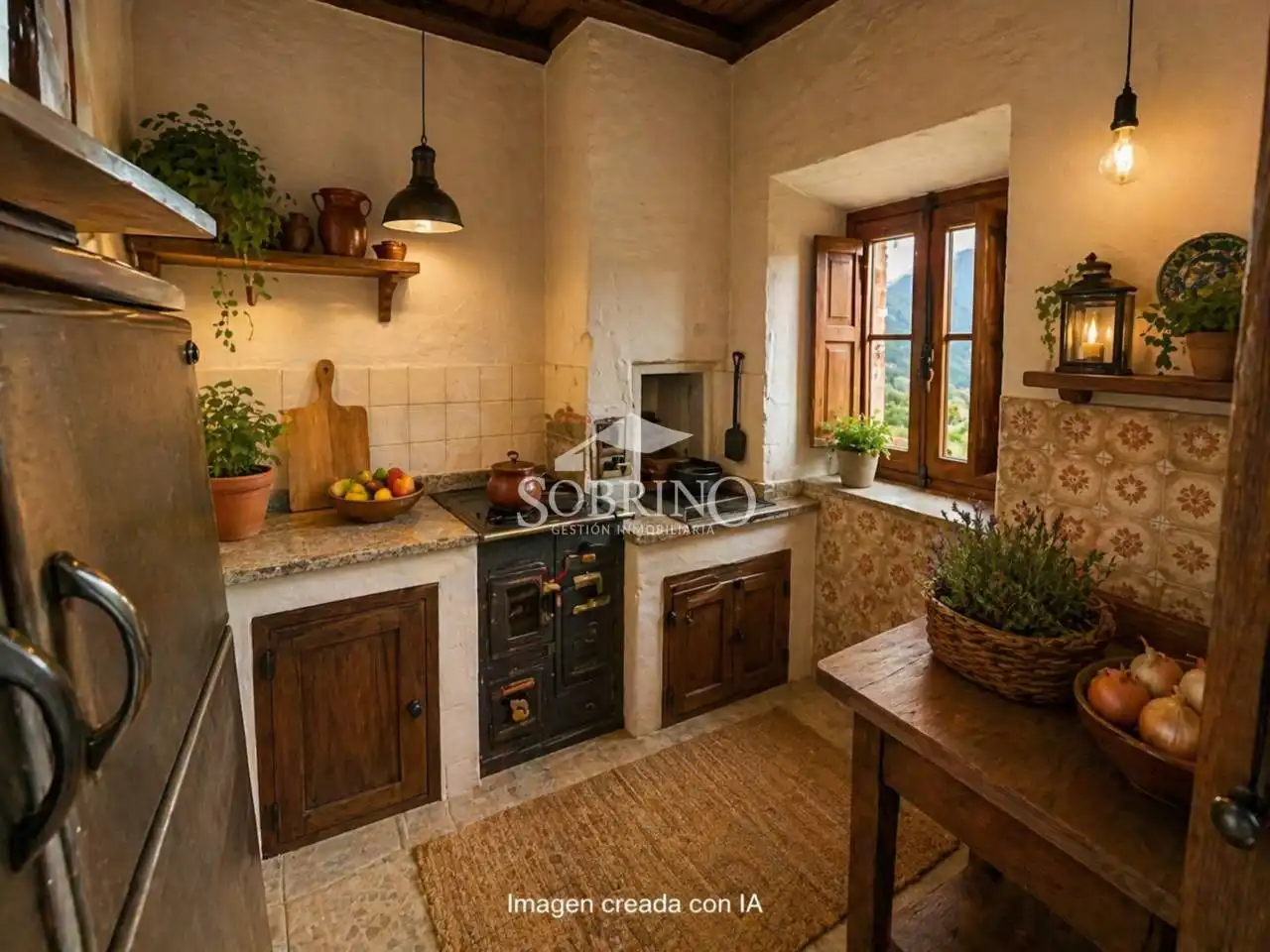 Küche von Haus oder Chalet zum Verkauf in Llanes mit Privatgarten