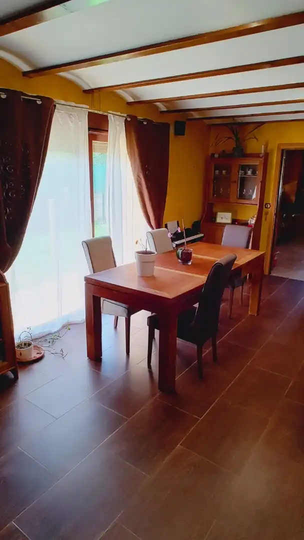 Comedor de Casa o chalet en venta en Santa María de Cayón con Terraza, Piscina y Balcón