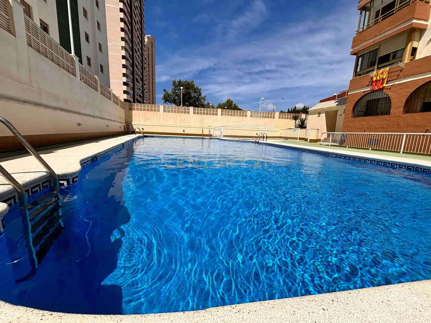 Piscina de Apartament de lloguer en Calpe / Calp amb Aire condicionat, Rentadora i Microones