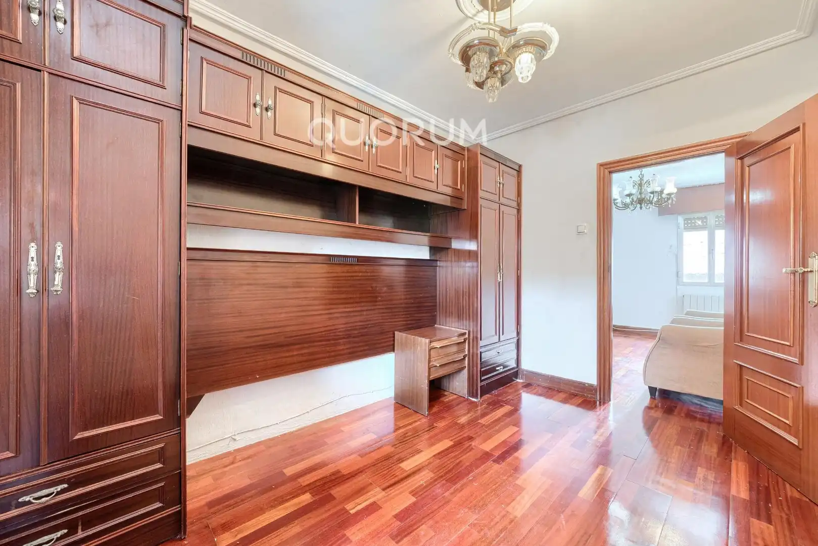 Bedroom of Flat for sale in Basauri   with Heating, Parquet flooring and Terrace