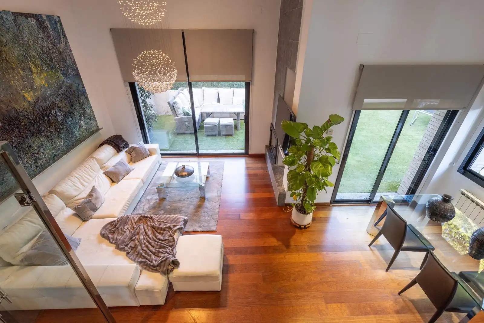 Sala de estar de Casa adosada en venta en Cambrils con Aire acondicionado, Calefacción y Jardín privado