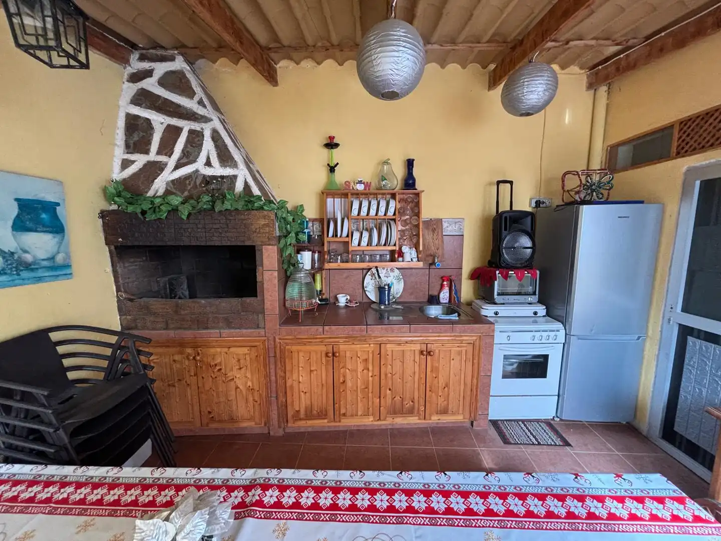 Küche von Einfamilien-Reihenhaus zum Verkauf in Arico mit Terrasse, Abstellraum und Möbliert
