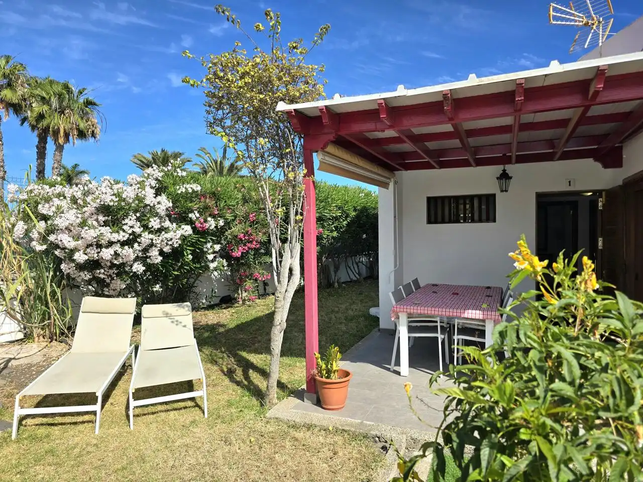Terrassa de Casa o xalet de lloguer en San Bartolomé de Tirajana amb Terrassa, Moblat i Internet