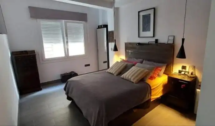 Bedroom of Apartments for sale in Málaga  with Air Conditioner and Balcony